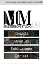 Mobile Screenshot of mastersonstudio.com